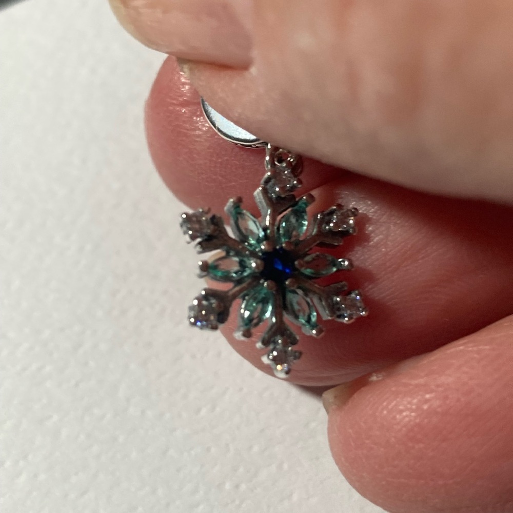 Pandora Snowflake Dangle S925 ale Gorgeous last one - Picture 5 of 6